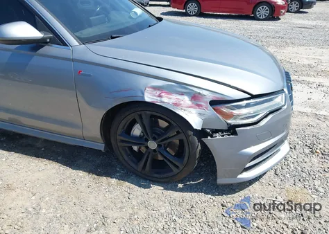 2016 Audi A6 3.0T Premium Plus from USA, damaged, VIN WAUFGAFC3GN013073